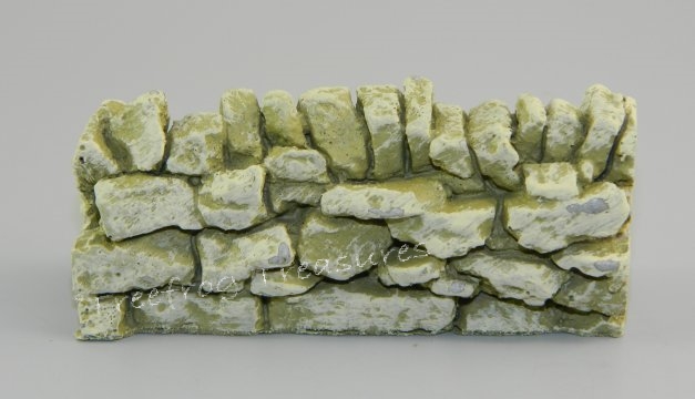 3 Inch Straight Dry Stone Wall