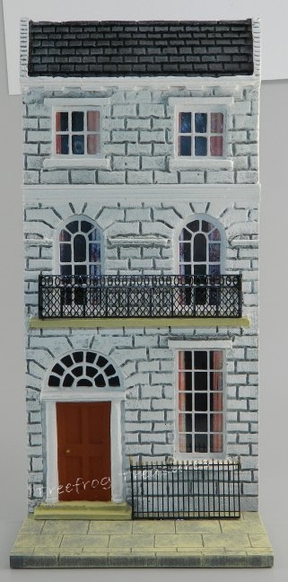 Georgian Terraced House Façade - Stone