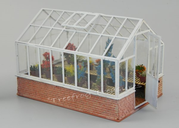 Greenhouse with Plants