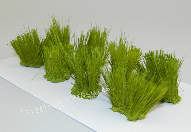 Clumps of Long Green Grass