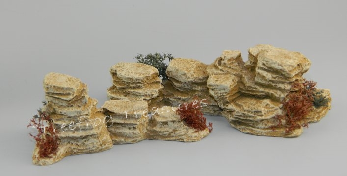 Rocks with Desert Shrubs