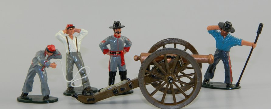 Confederate Artillery in Action