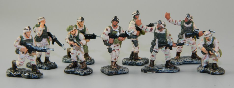 USMC Infantry Set, 1st Marine Division - 1/64th Scale