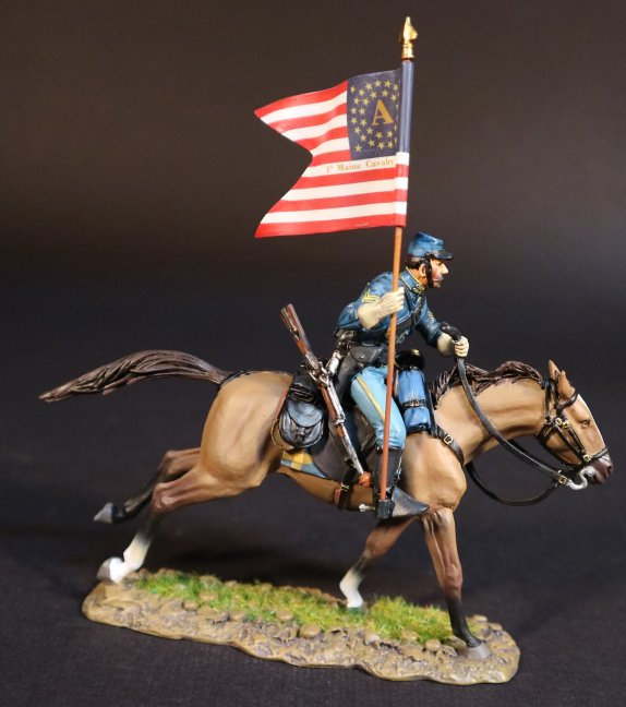 Standard Bearer, 1st Maine Cavalry Regiment, Union