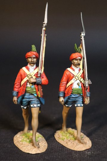 British Sepoys, British Army Battle of Wanderwash