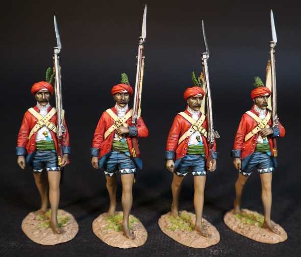 British Sepoys, British Army Battle of Wanderwash