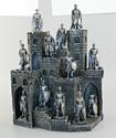 Castle Display with 12 Knights