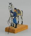 Union Cavalry Officer with Horse