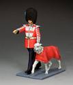 The Irish Guards Mascot ‘Seamus’ and Handler