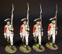 Four British Marines Marching, Battle of Bunker Hill