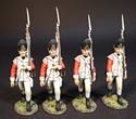 Four British Marine Grenadiers Marching, Battle of Bunker Hill