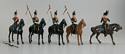 Officer & 4 Mounted Lancers